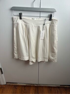 Shop Resa Zoey Short in White Linen